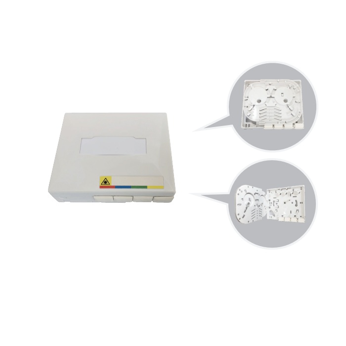 Fiber Optic Desktop Box 4 Ports Type B